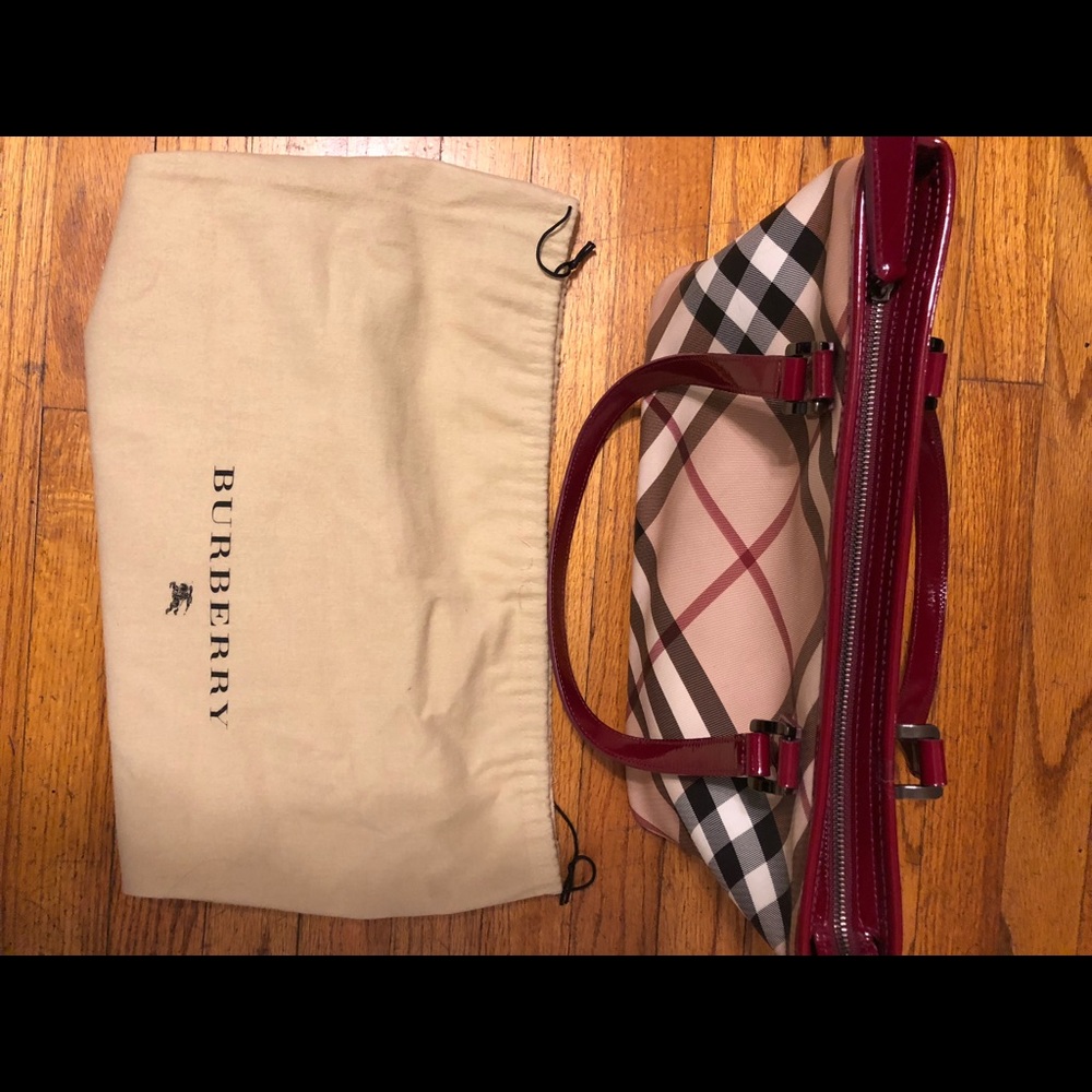 Authentic Burberry Super Nova Check Tote